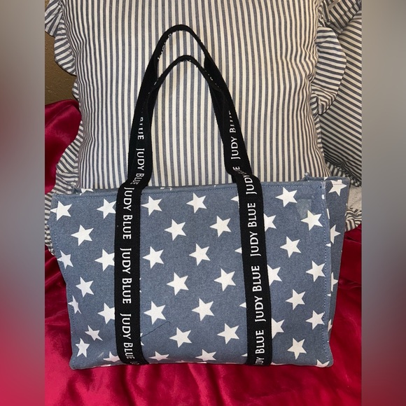 Judy Blue Blue Star Print Bag - Picture 2 of 14